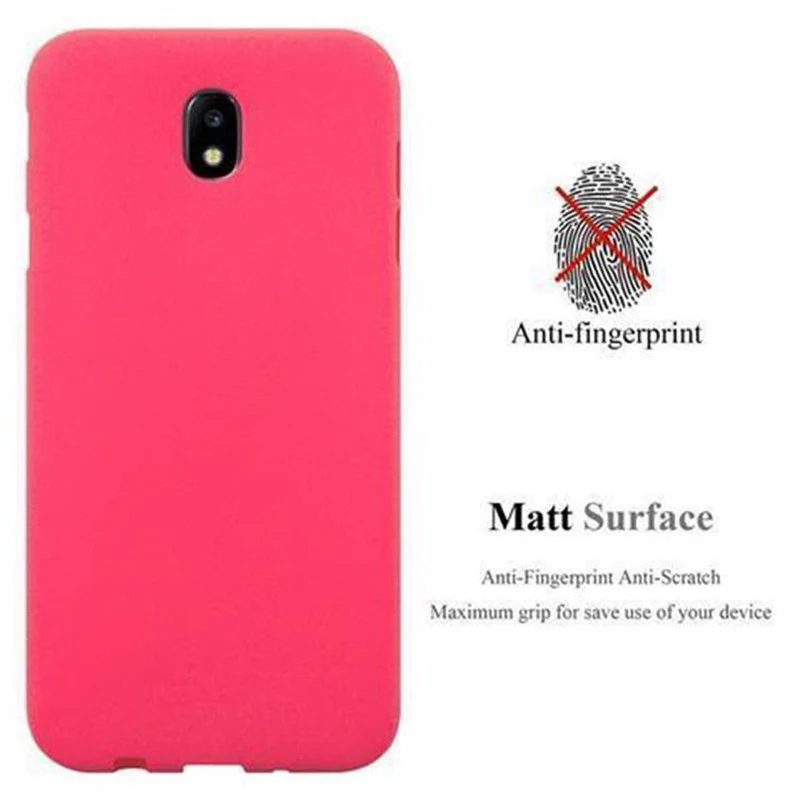 Cadorabo Hülle kompatibel mit Samsung Galaxy J7 2017 / J7 PRO Schutzhülle aus flexiblem TPU Silikon
