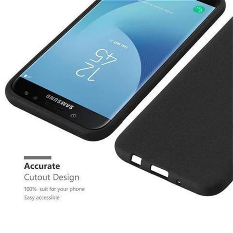 Cadorabo Hülle kompatibel mit Samsung Galaxy J5 2017 / J5 PRO Schutzhülle aus flexiblem TPU Silikon