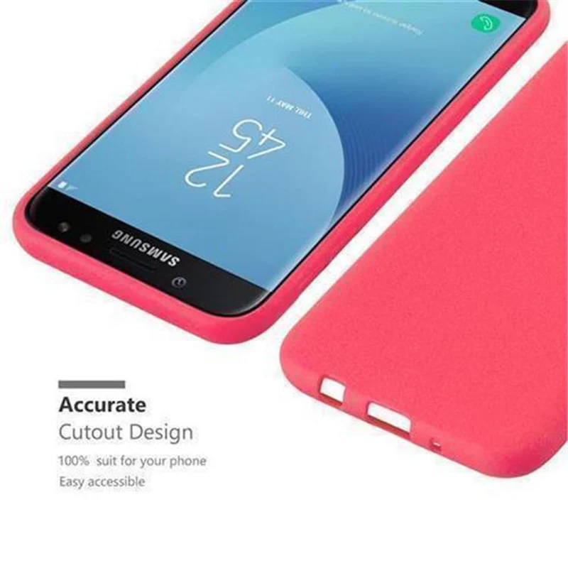 Cadorabo Hülle kompatibel mit Samsung Galaxy J5 2017 / J5 PRO Schutzhülle aus flexiblem TPU Silikon
