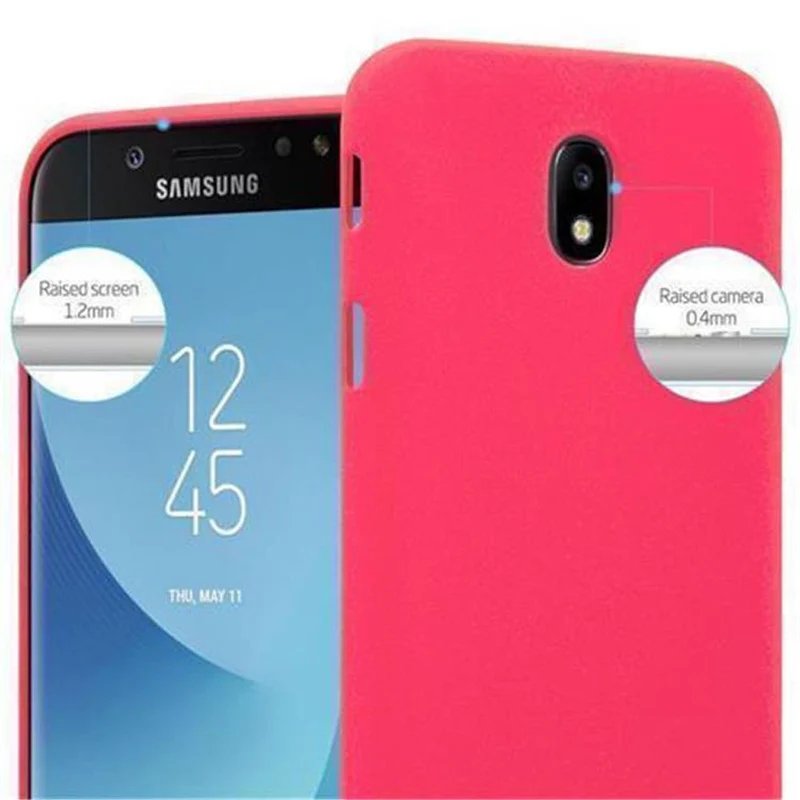 Cadorabo Hülle kompatibel mit Samsung Galaxy J5 2017 / J5 PRO Schutzhülle aus flexiblem TPU Silikon