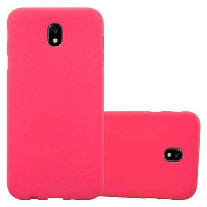 Cadorabo Hülle kompatibel mit Samsung Galaxy J3 2017 Schutzhülle aus flexiblem TPU Silikon