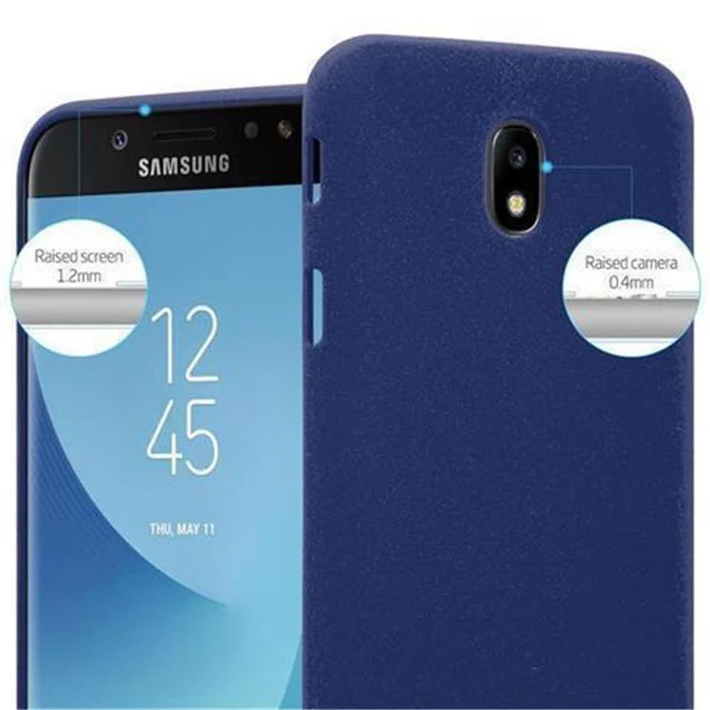 Cadorabo Hülle kompatibel mit Samsung Galaxy J3 2017 Schutzhülle aus flexiblem TPU Silikon