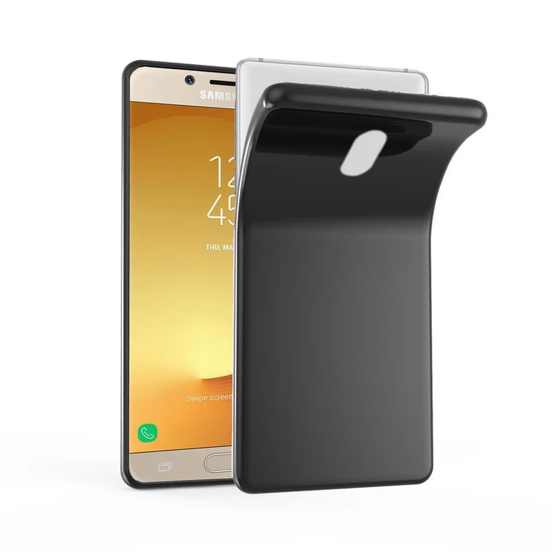 Cadorabo Hülle kompatibel mit Samsung Galaxy J7 2017 / J7 PRO Schutzhülle aus flexiblem TPU Silikon