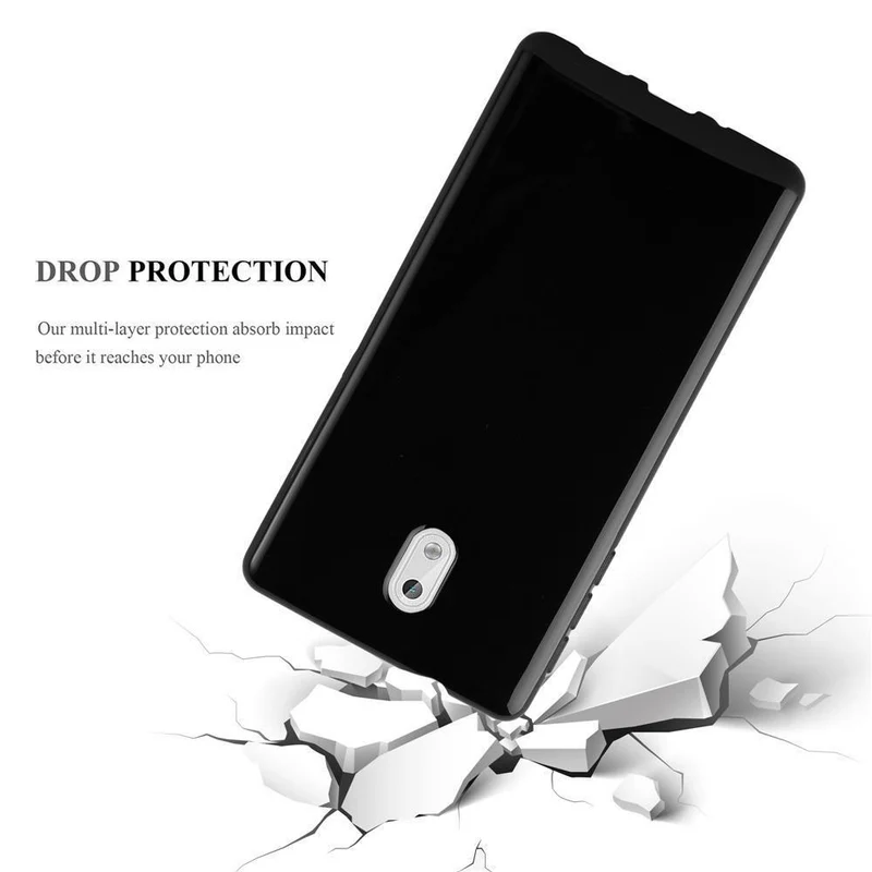 Cadorabo Hülle kompatibel mit Samsung Galaxy J7 2017 / J7 PRO Schutzhülle aus flexiblem TPU Silikon