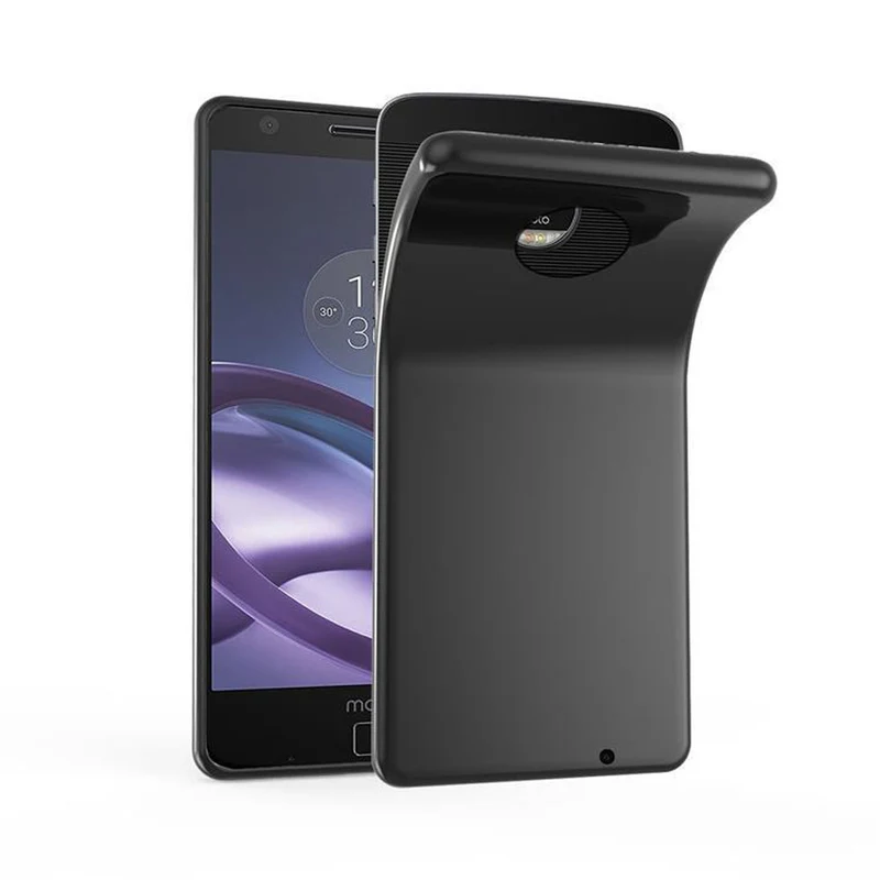 Cadorabo Hülle kompatibel mit Motorola MOTO Z PLAY Schutzhülle aus flexiblem TPU Silikon