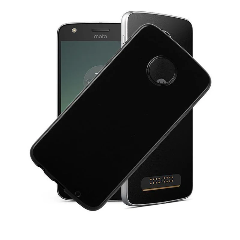 Cadorabo Hülle kompatibel mit Motorola MOTO Z PLAY Schutzhülle aus flexiblem TPU Silikon