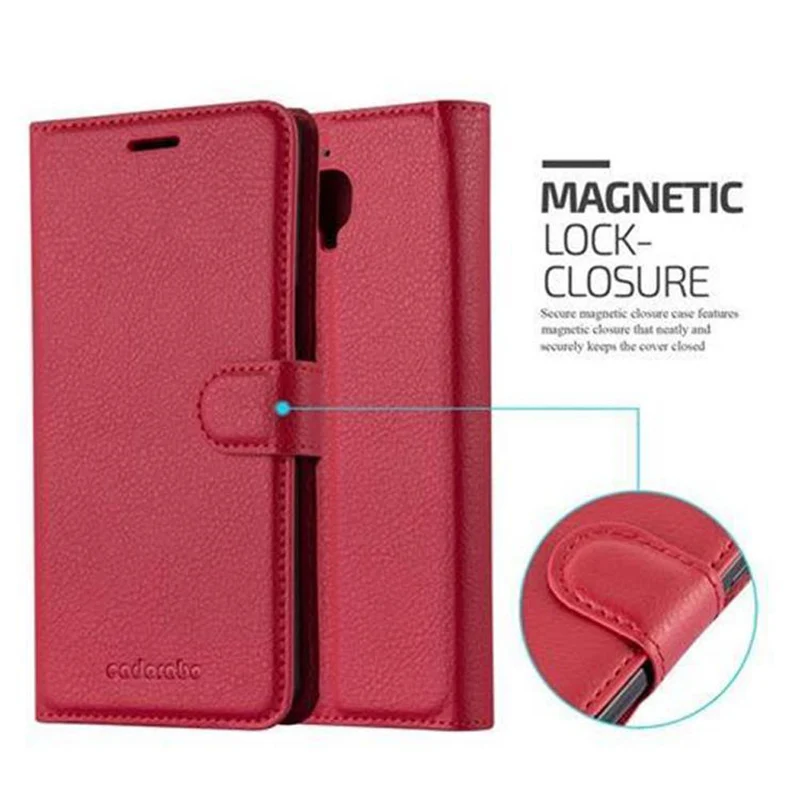 Cadorabo Hülle kompatibel mit OnePlus 3 / 3T Schutzhülle mit Magnetverschluss, Standfunktion und Kartenfach