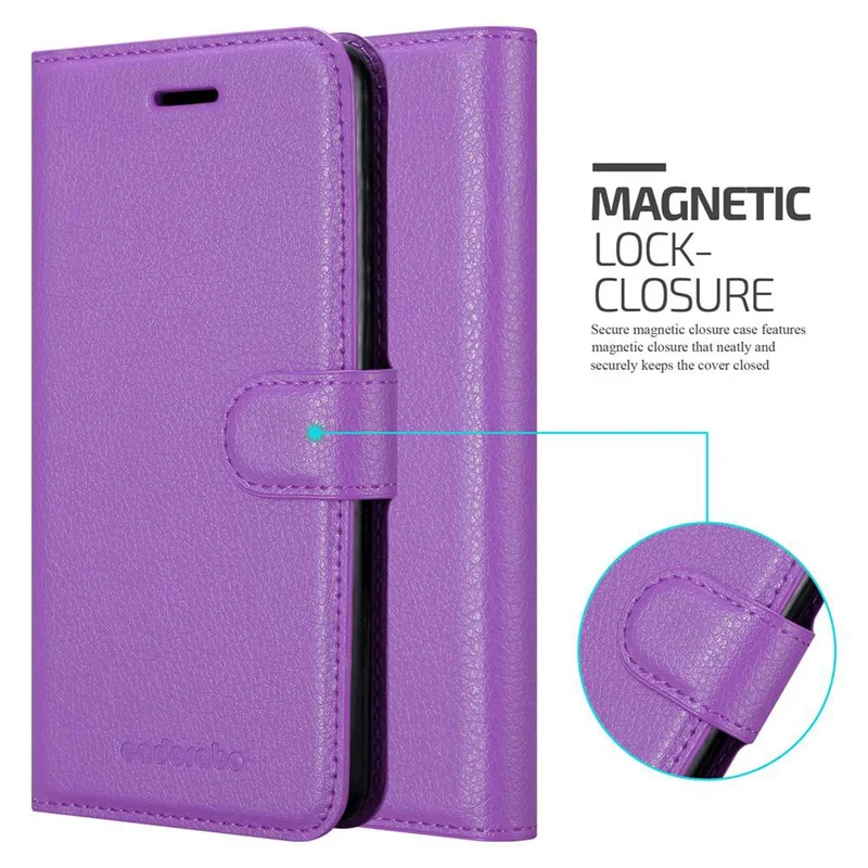 Cadorabo Hülle kompatibel mit HTC Desire 10 LIFESTYLE / Desire 825 Schutzhülle mit Magnetverschluss, Standfunktion und Kartenfach