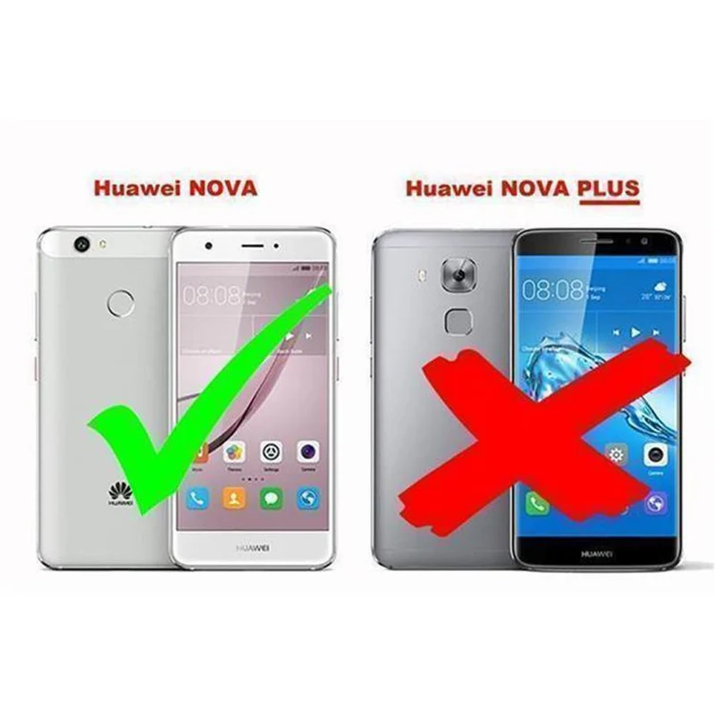Cadorabo Hülle kompatibel mit Huawei NOVA Schutzhülle mit Magnetverschluss, Standfunktion und Kartenfach