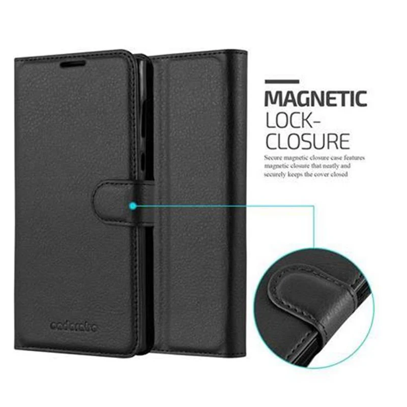 Cadorabo Hülle kompatibel mit Sony Xperia L1 Schutzhülle mit Magnetverschluss, Standfunktion und Kartenfach