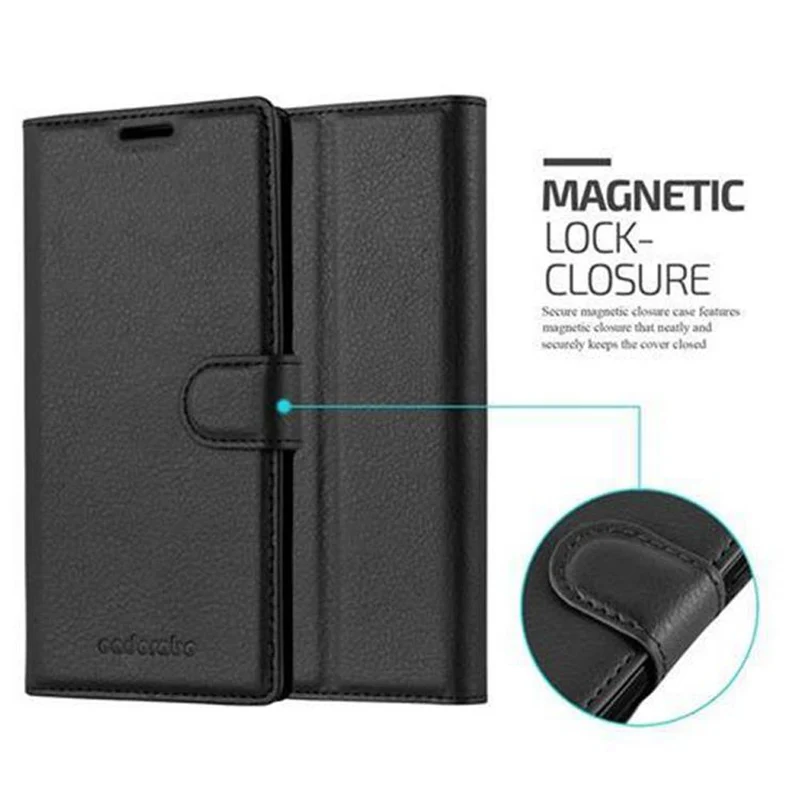 Cadorabo Hülle kompatibel mit Sony Xperia XZ / XZs Schutzhülle mit Magnetverschluss, Standfunktion und Kartenfach