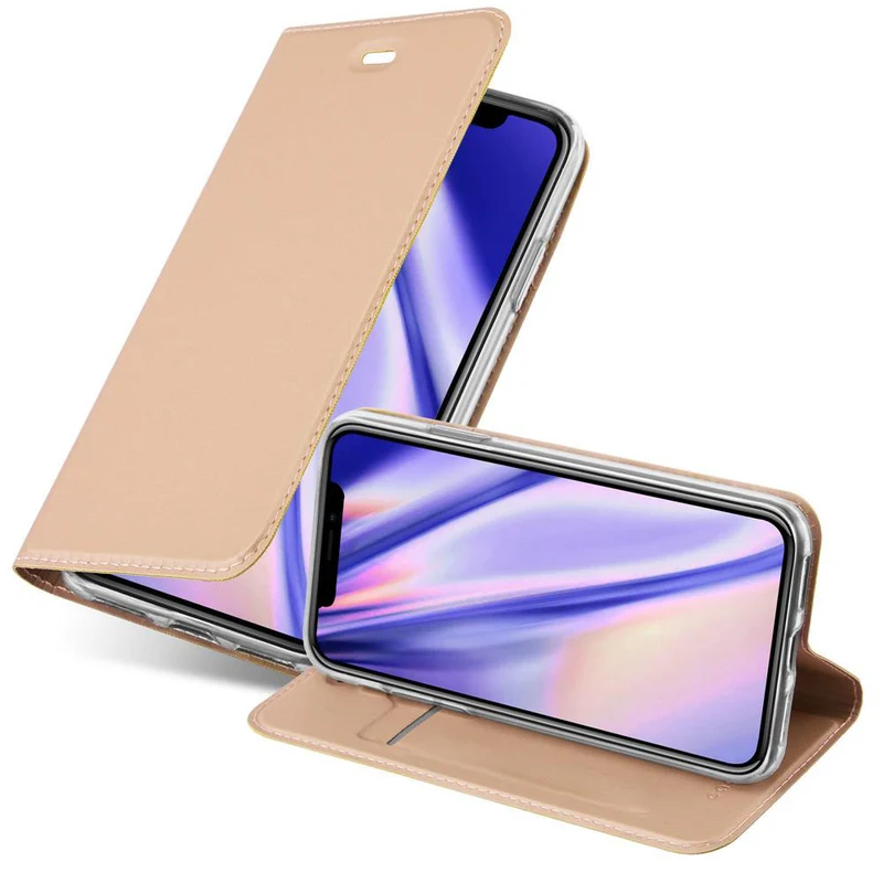 Cadorabo Hülle kompatibel mit Apple iPhone X / XS Schutzhülle mit Magnetverschluss, Standfunktion und Kartenfach