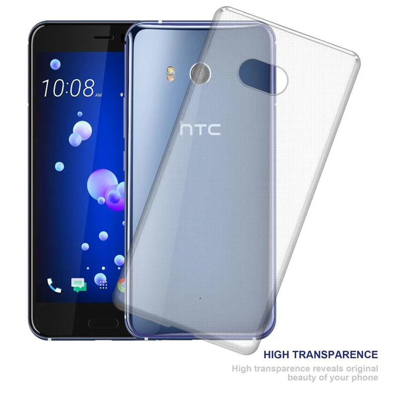 Cadorabo Hülle kompatibel mit HTC OCEAN / U11 Schutzhülle aus flexiblem TPU Silikon