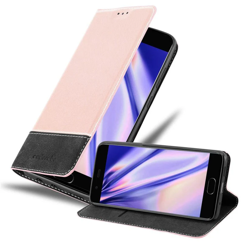 Cadorabo Hülle kompatibel mit Huawei P10 Schutzhülle mit Magnetverschluss, Standfunktion und Kartenfach