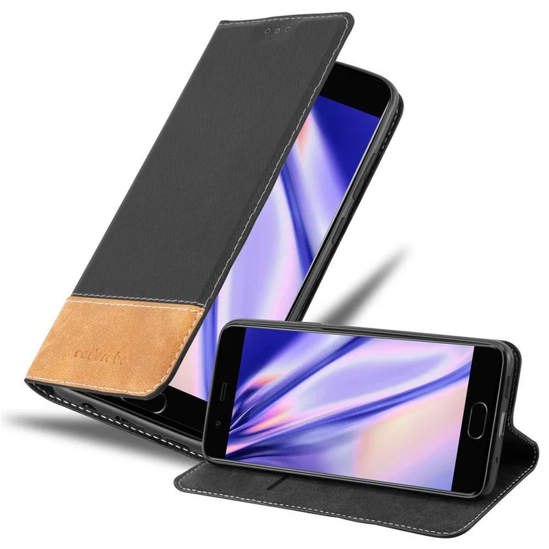 Cadorabo Hülle kompatibel mit Huawei P10 Schutzhülle mit Magnetverschluss, Standfunktion und Kartenfach
