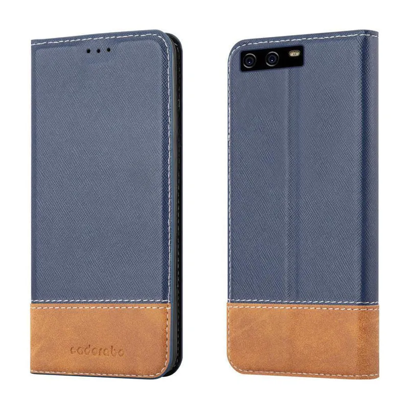 Cadorabo Hülle kompatibel mit Huawei P10 Schutzhülle mit Magnetverschluss, Standfunktion und Kartenfach