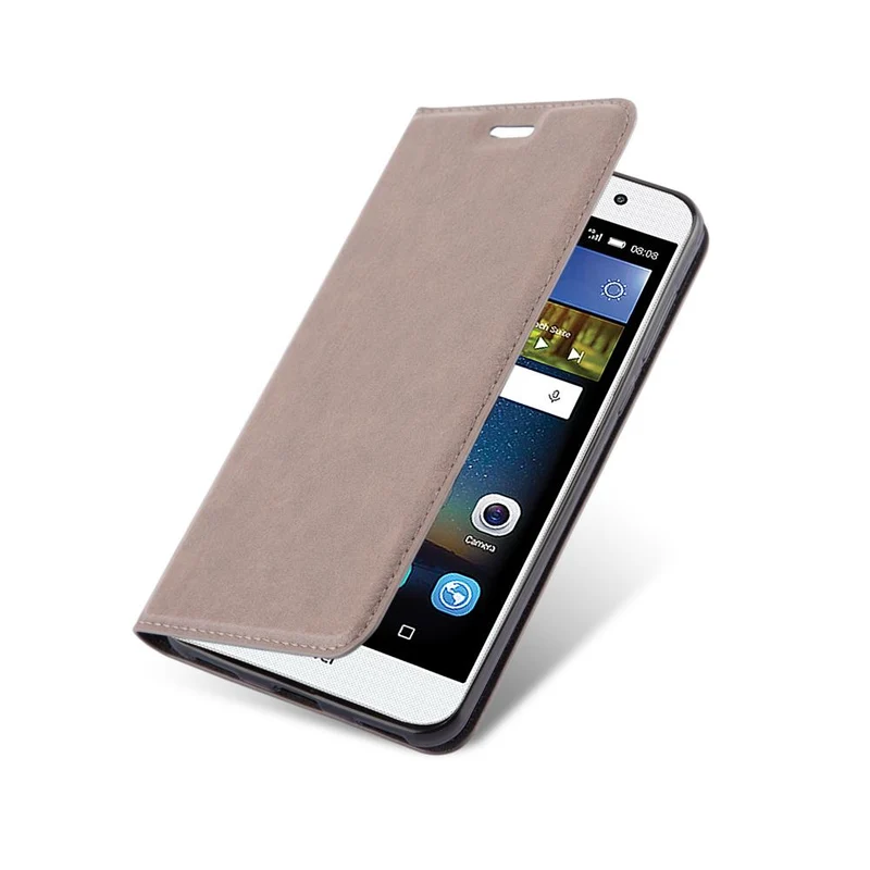 Cadorabo Hülle kompatibel mit Huawei Y5 2017 / Y6 2017 Schutzhülle mit Magnetverschluss, Standfunktion und Kartenfach
