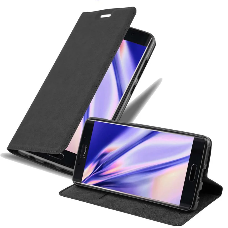 Cadorabo Hülle kompatibel mit Huawei MATE 9 PRO Schutzhülle mit Magnetverschluss, Standfunktion und Kartenfach
