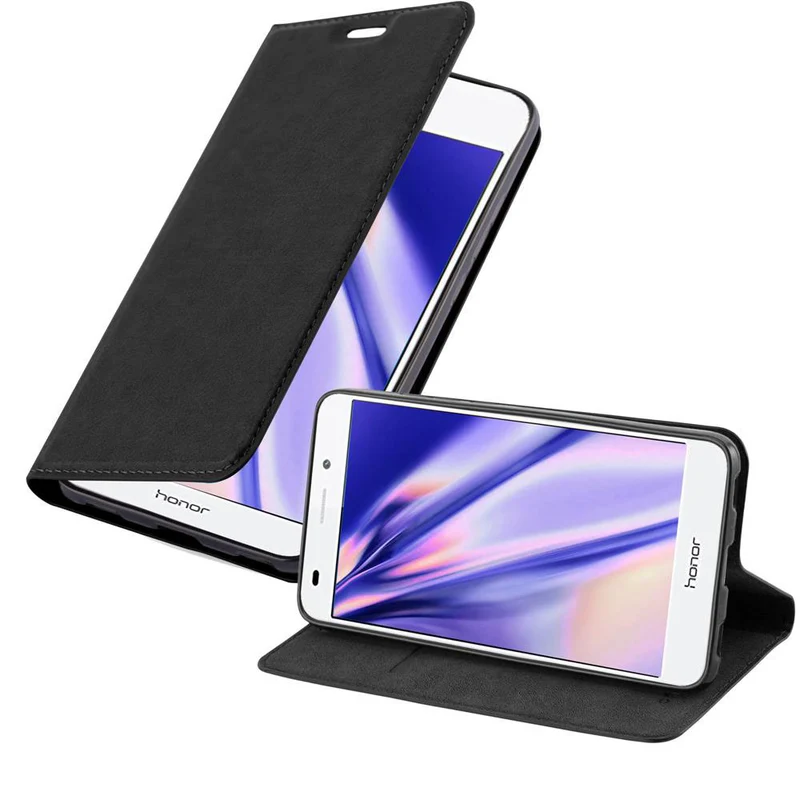 Cadorabo Hülle kompatibel mit Honor 5C Schutzhülle mit Magnetverschluss, Standfunktion und Kartenfach
