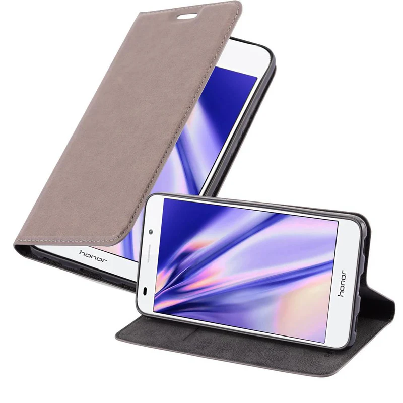 Cadorabo Hülle kompatibel mit Honor 5C Schutzhülle mit Magnetverschluss, Standfunktion und Kartenfach