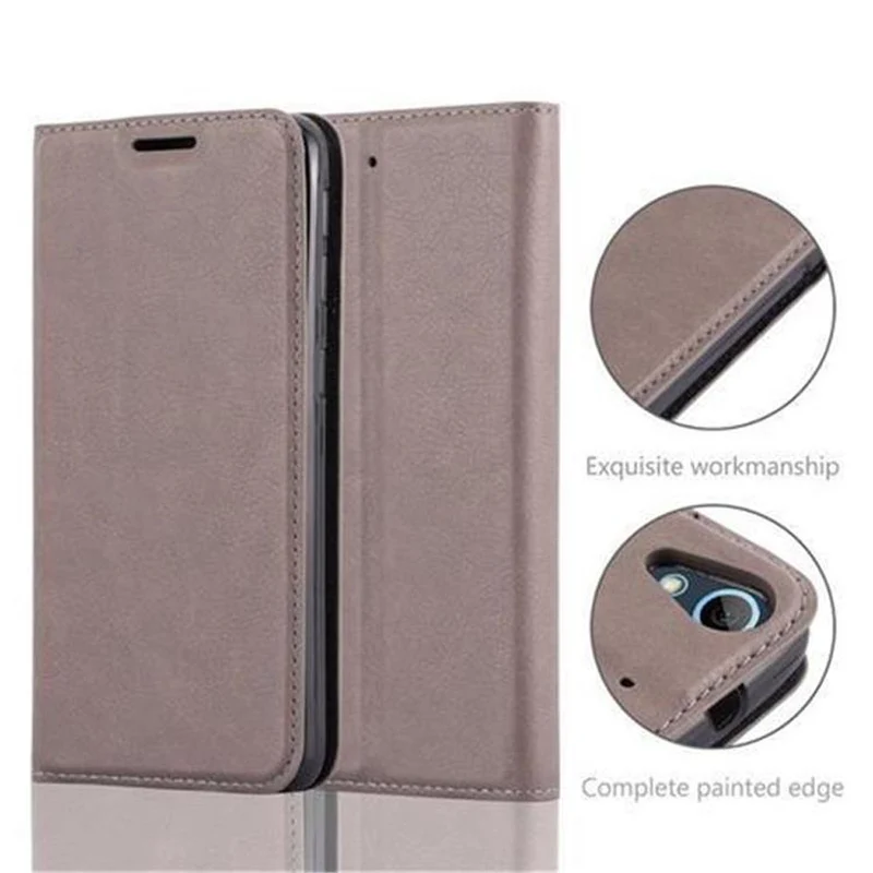 Cadorabo Hülle kompatibel mit HTC Desire 626G Schutzhülle mit Magnetverschluss, Standfunktion und Kartenfach