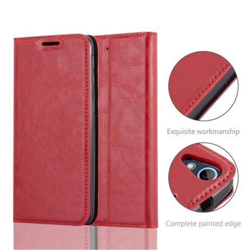 Cadorabo Hülle kompatibel mit HTC Desire 626G Schutzhülle mit Magnetverschluss, Standfunktion und Kartenfach