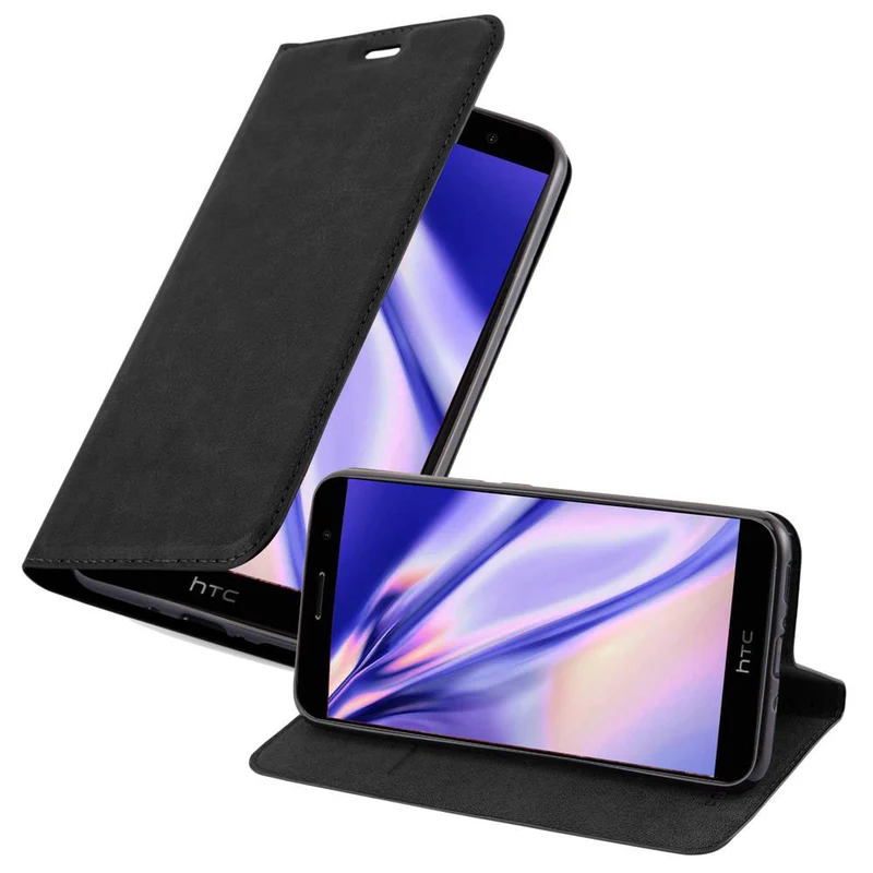 Cadorabo Hülle kompatibel mit HTC OCEAN / U11 Schutzhülle mit Magnetverschluss, Standfunktion und Kartenfach