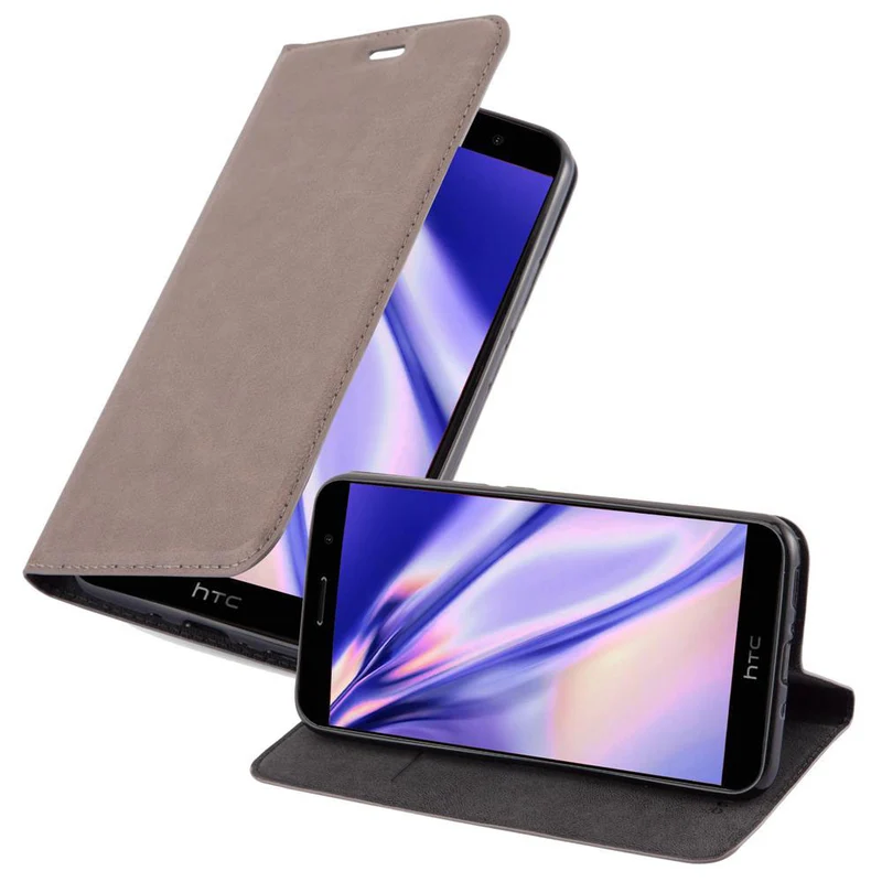 Cadorabo Hülle kompatibel mit HTC OCEAN / U11 Schutzhülle mit Magnetverschluss, Standfunktion und Kartenfach