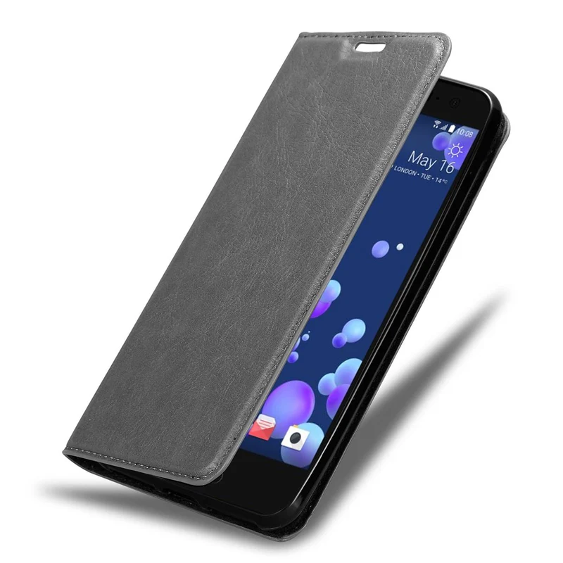 Cadorabo Hülle kompatibel mit HTC OCEAN / U11 Schutzhülle mit Magnetverschluss, Standfunktion und Kartenfach