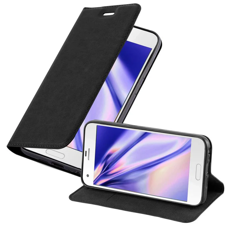 Cadorabo Hülle kompatibel mit HTC ONE A9S Schutzhülle mit Magnetverschluss, Standfunktion und Kartenfach