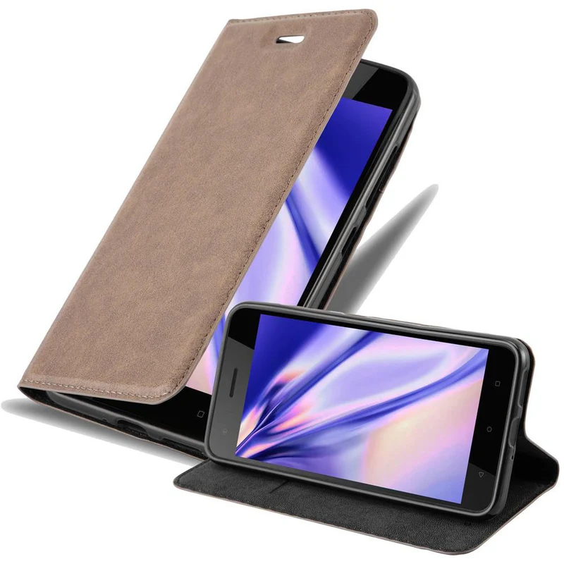 Cadorabo Hülle kompatibel mit HTC Desire 10 PRO Schutzhülle mit Magnetverschluss, Standfunktion und Kartenfach