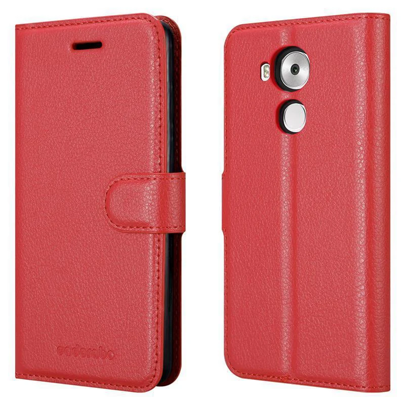 Cadorabo Hülle kompatibel mit Huawei MATE 8 Schutzhülle mit Magnetverschluss, Standfunktion und Kartenfach