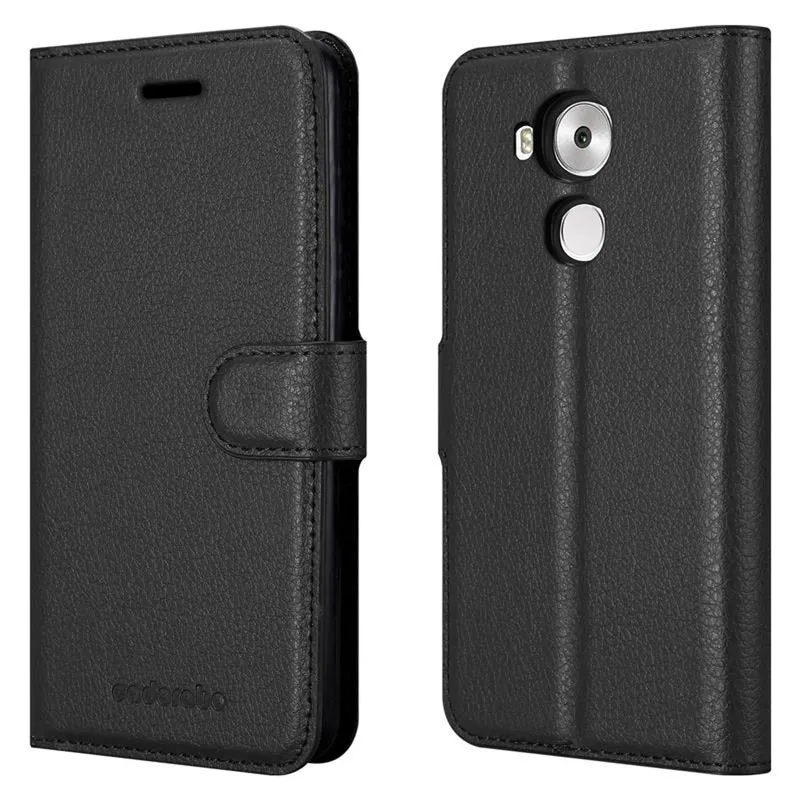 Cadorabo Hülle kompatibel mit Huawei MATE 8 Schutzhülle mit Magnetverschluss, Standfunktion und Kartenfach