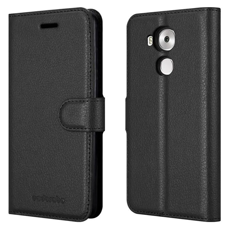 Cadorabo Hülle kompatibel mit Huawei MATE 8 Schutzhülle mit Magnetverschluss, Standfunktion und Kartenfach