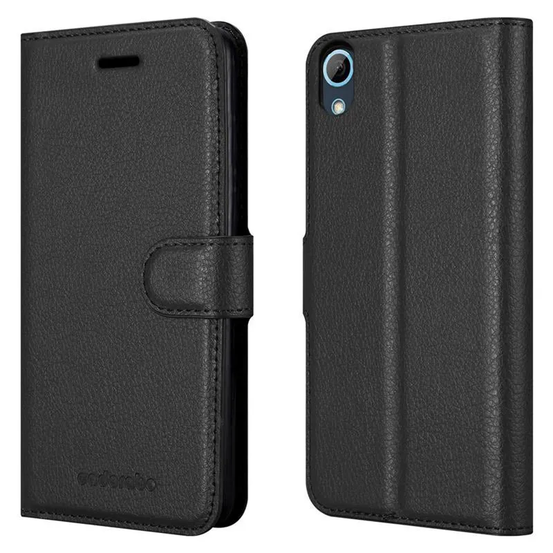 Cadorabo Hülle kompatibel mit HTC Desire 626G Schutzhülle mit Magnetverschluss, Standfunktion und Kartenfach