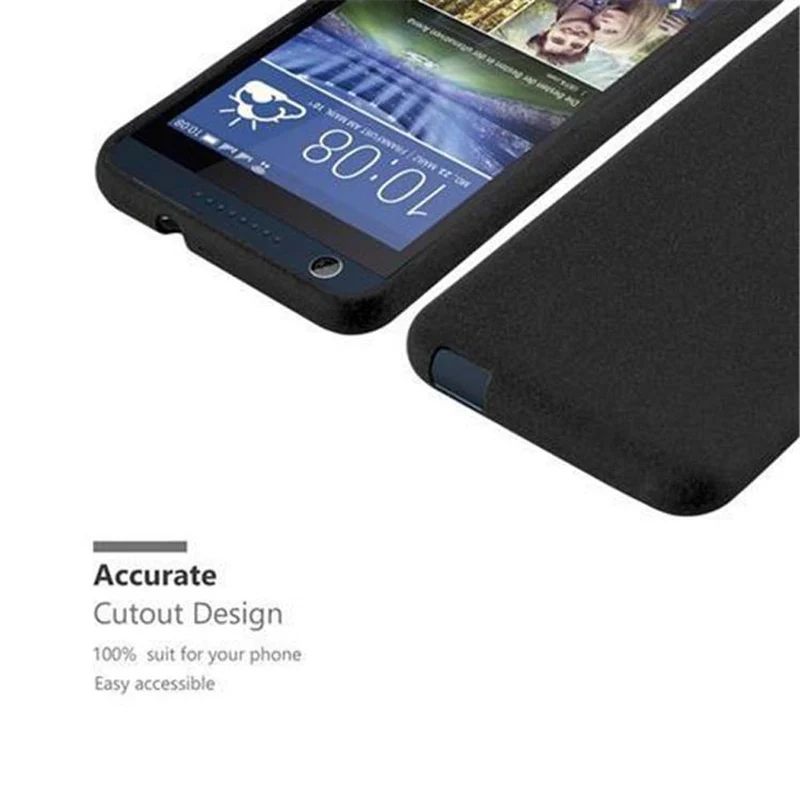 Cadorabo Hülle kompatibel mit HTC Desire 626G Schutzhülle aus flexiblem TPU Silikon