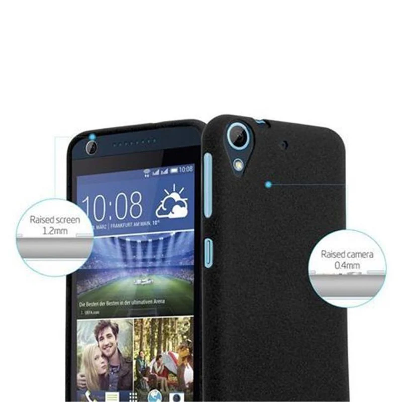 Cadorabo Hülle kompatibel mit HTC Desire 626G Schutzhülle aus flexiblem TPU Silikon