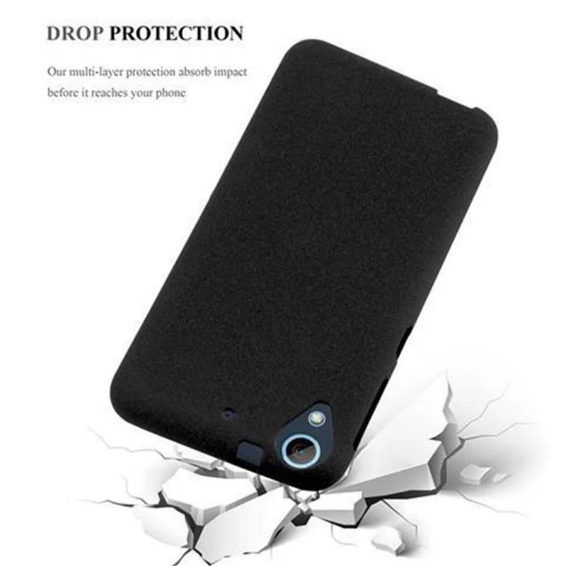 Cadorabo Hülle kompatibel mit HTC Desire 626G Schutzhülle aus flexiblem TPU Silikon