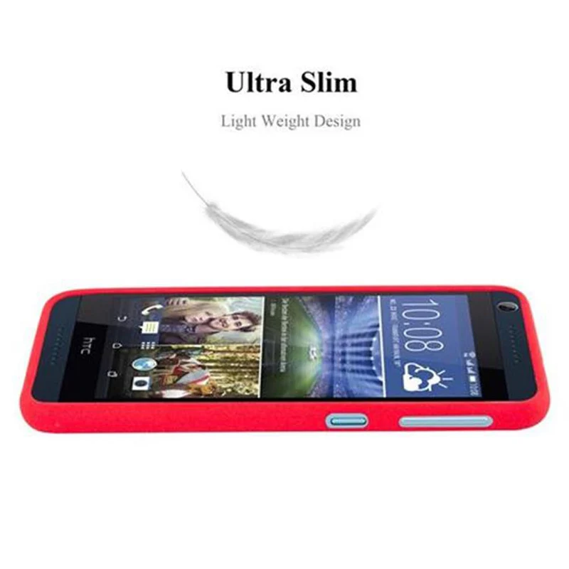 Cadorabo Hülle kompatibel mit HTC Desire 626G Schutzhülle aus flexiblem TPU Silikon