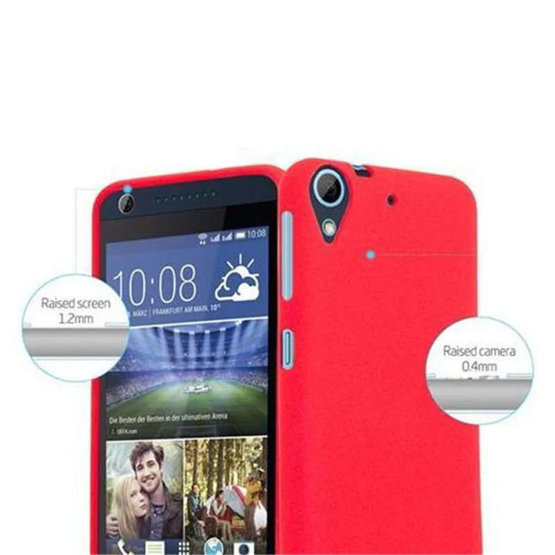 Cadorabo Hülle kompatibel mit HTC Desire 626G Schutzhülle aus flexiblem TPU Silikon