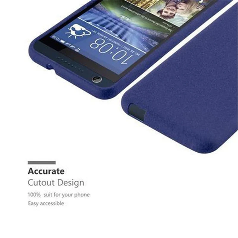 Cadorabo Hülle kompatibel mit HTC Desire 626G Schutzhülle aus flexiblem TPU Silikon
