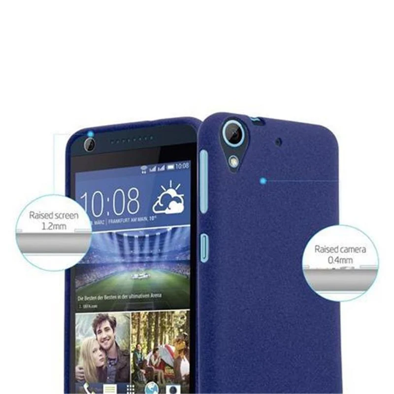 Cadorabo Hülle kompatibel mit HTC Desire 626G Schutzhülle aus flexiblem TPU Silikon
