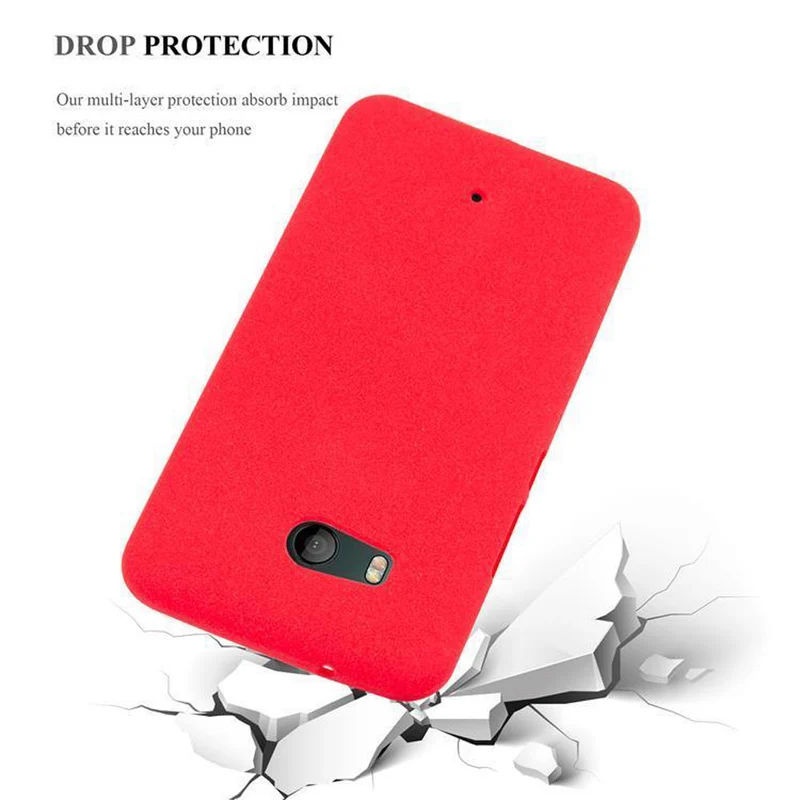 Cadorabo Hülle kompatibel mit HTC OCEAN / U11 Schutzhülle aus flexiblem TPU Silikon