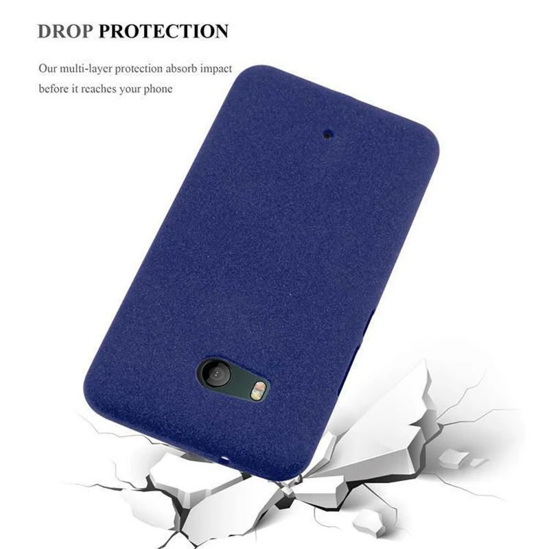 Cadorabo Hülle kompatibel mit HTC OCEAN / U11 Schutzhülle aus flexiblem TPU Silikon