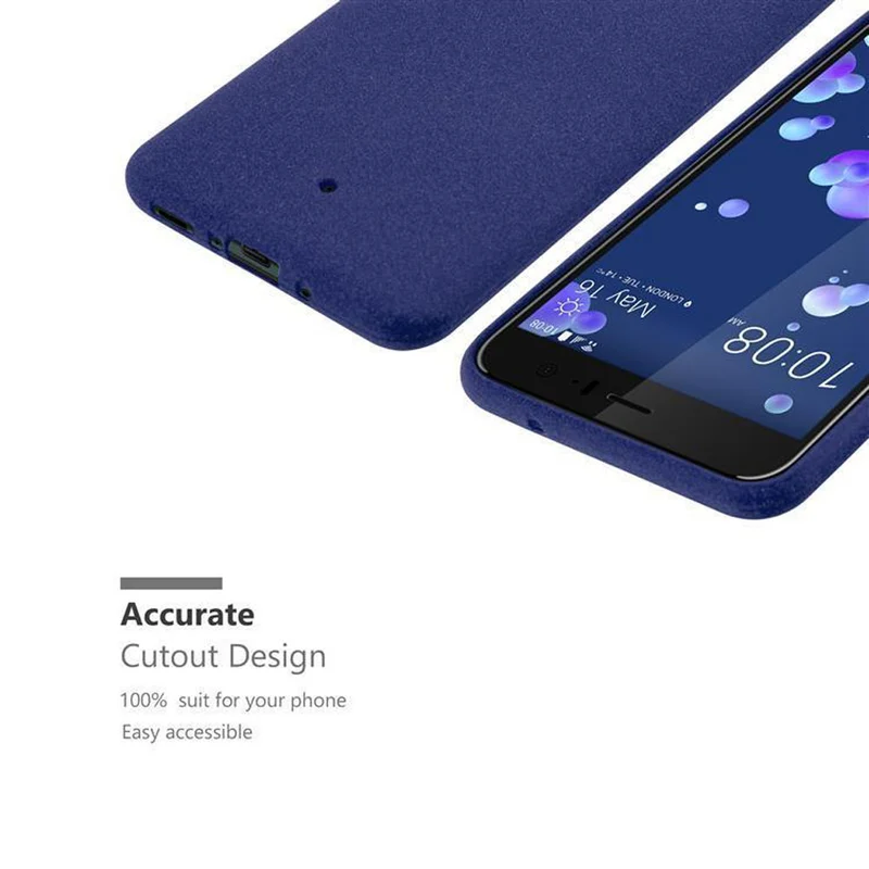 Cadorabo Hülle kompatibel mit HTC OCEAN / U11 Schutzhülle aus flexiblem TPU Silikon
