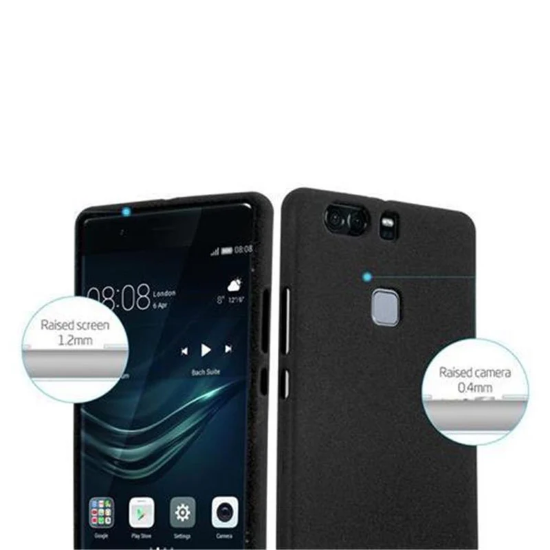 Cadorabo Hülle kompatibel mit Huawei P9 PLUS Schutzhülle aus flexiblem TPU Silikon