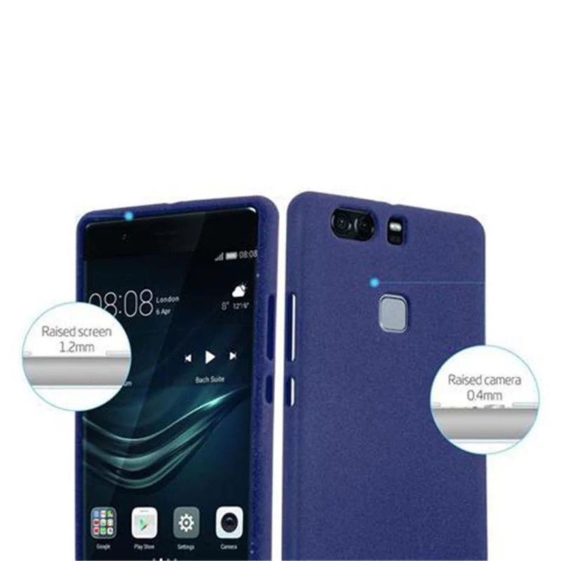 Cadorabo Hülle kompatibel mit Huawei P9 PLUS Schutzhülle aus flexiblem TPU Silikon