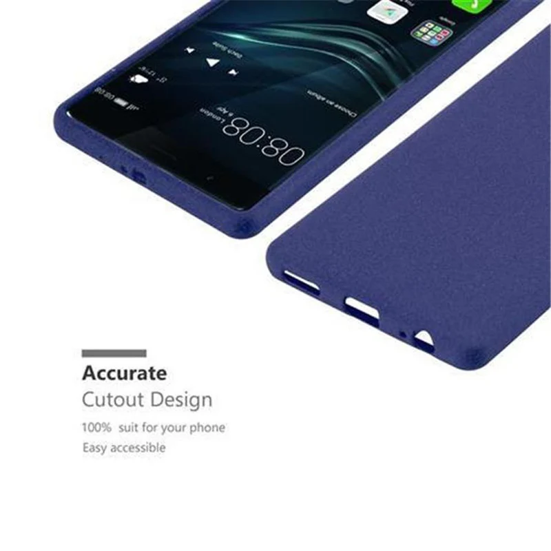 Cadorabo Hülle kompatibel mit Huawei P9 PLUS Schutzhülle aus flexiblem TPU Silikon