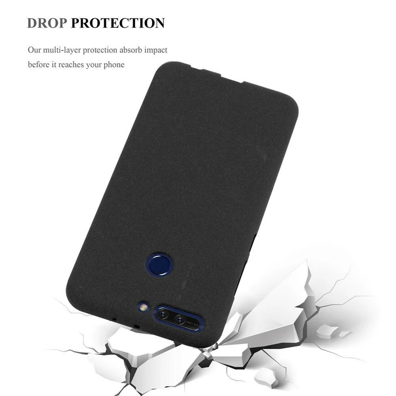 Cadorabo Hülle kompatibel mit Honor 8 PRO Schutzhülle aus flexiblem TPU Silikon
