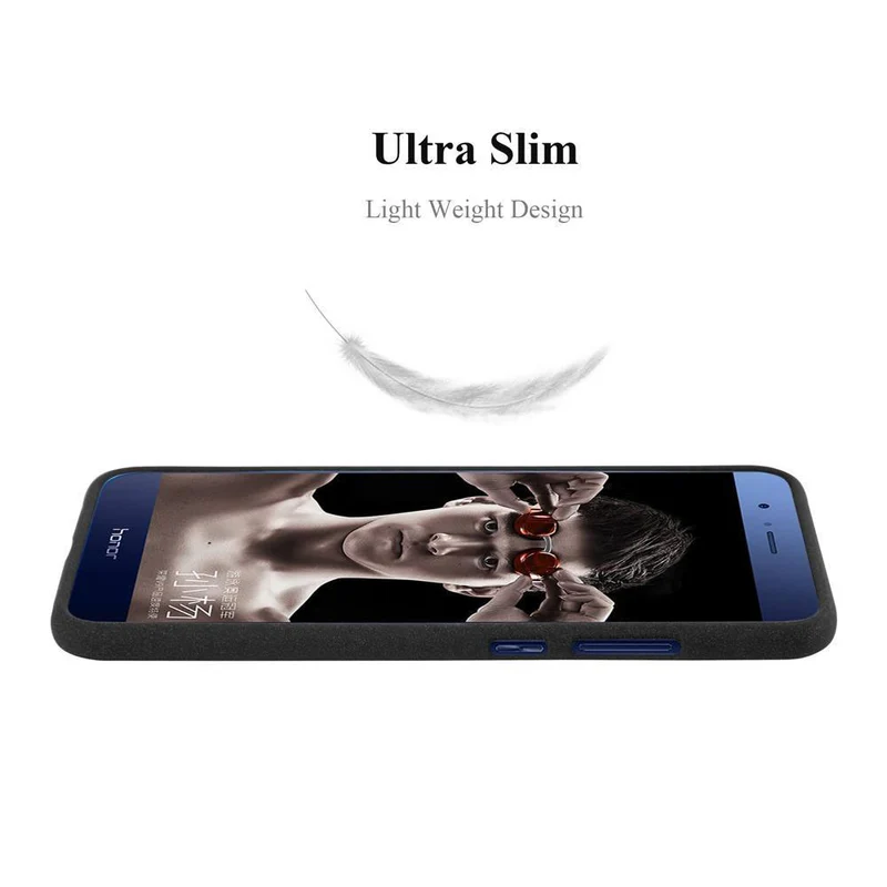 Cadorabo Hülle kompatibel mit Honor 8 PRO Schutzhülle aus flexiblem TPU Silikon